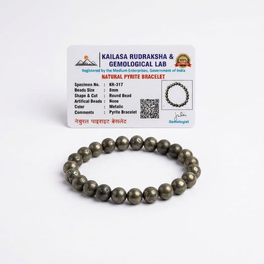 Certified Pyrite Bracelet - Image 2 | Bhavishyavaani