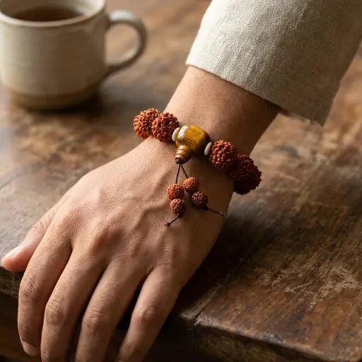5 Mukhi Rudraksh Bracelet - Image 1 | Bhavishyavaani