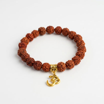 5 Mukhi Rudraksh Bracelet with Om - Image 2 | Bhavishyavaani