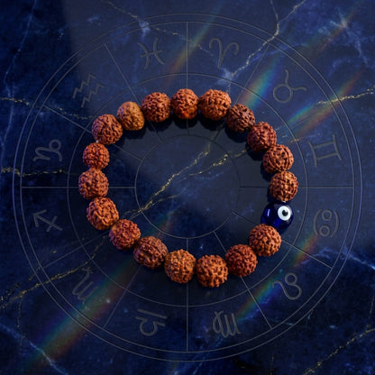 5 Mukhi Rudraksh Nazar Raksha Bracelet - Image 1 | Bhavishyavaani