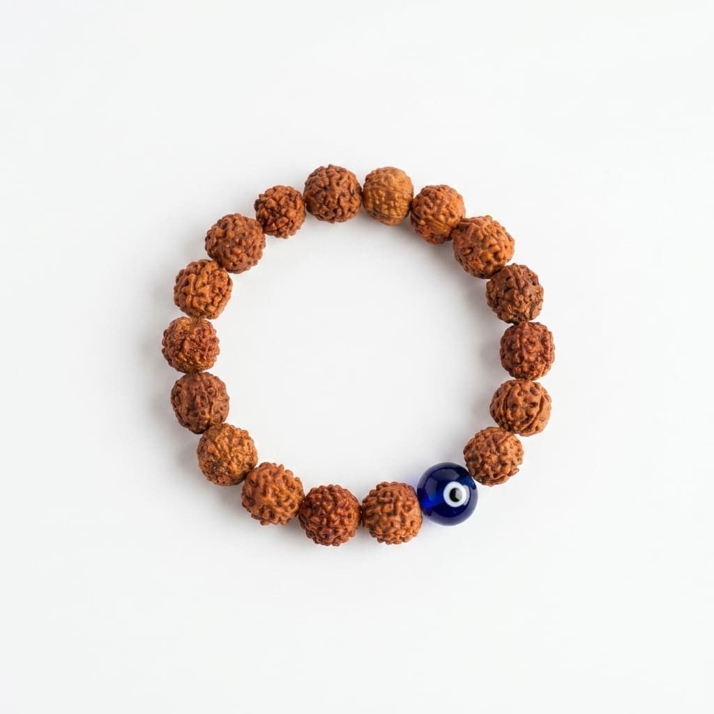 5 Mukhi Rudraksh Nazar Raksha Bracelet - Image 2 | Bhavishyavaani