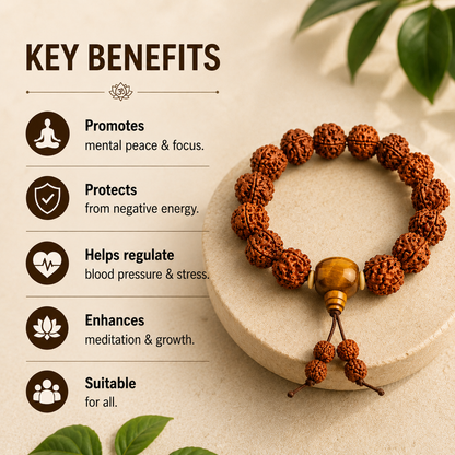 5 Mukhi Rudraksh Bracelet