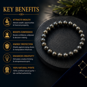 Certified Pyrite Bracelet