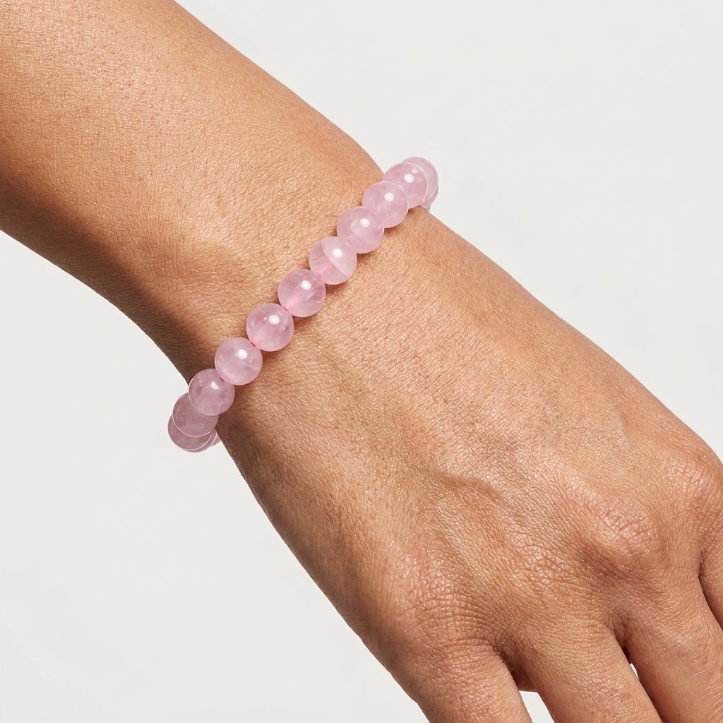 Rose Quartz Bracelet | Stone of Unconditional Love & Healing