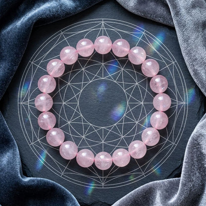 Rose Quartz Bracelet | Stone of Unconditional Love & Healing