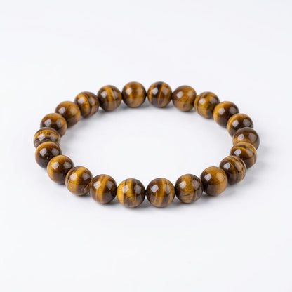 Tiger Eye bracelet on a white background