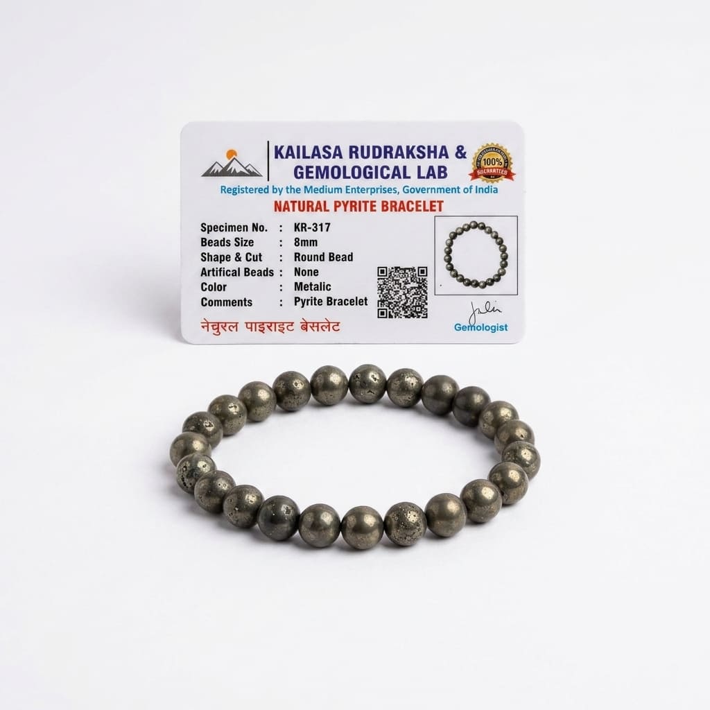 Certified Pyrite Bracelet - Image 2 | Bhavishyavaani