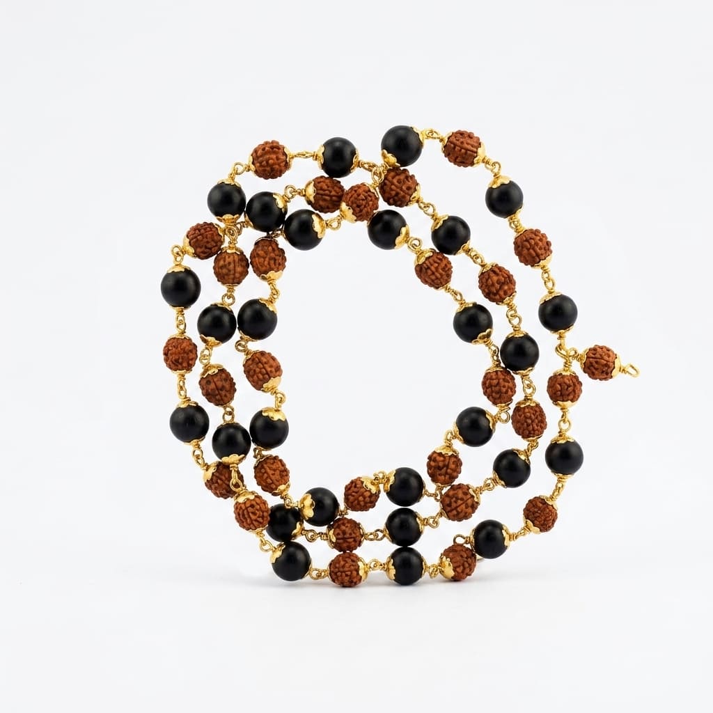 Karungali Rudraksh (5 Mukhi) Mala - Image 1 | Bhavishyavaani