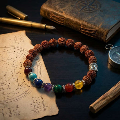 7 Chakra Rudraksh Bracelet
