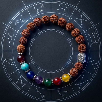 7 Chakra Rudraksh Bracelet