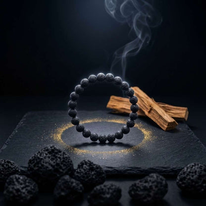 Lava Stone Bracelet | Natural Grounding & Aromatherapy Bracelet
