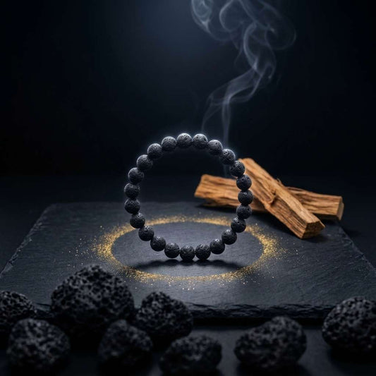 Lava Stone Bracelet | Natural Grounding & Aromatherapy Bracelet