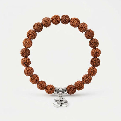 5 Mukhi Rudraksh Bracelet with Om