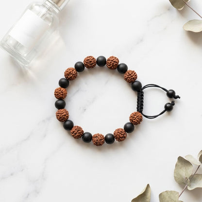 Rudraksh Black Onyx Bracelet - Image 1 | Bhavishyavaani