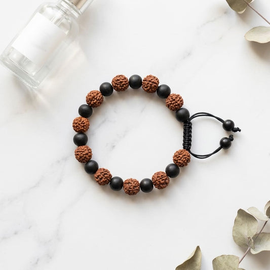 Rudraksh Black Onyx Bracelet - Image 1 | Bhavishyavaani