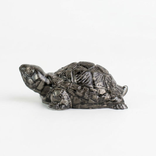 Pyrite Tortoise Figurine | Vastu Symbol for Wealth, Stability & Longevity